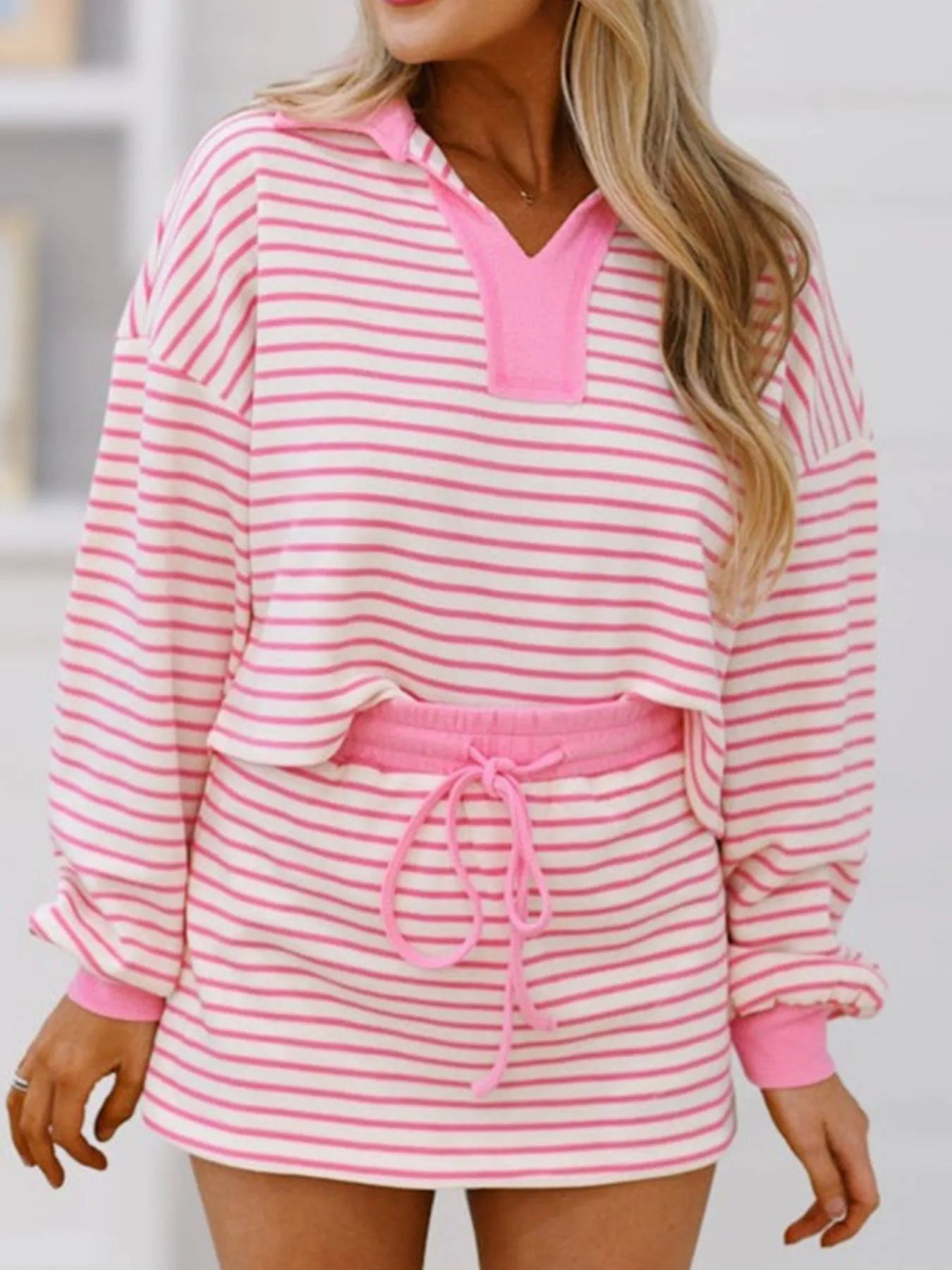 How to Style Our Pink Striped Lounge Dress: A Complete Outfit Guide