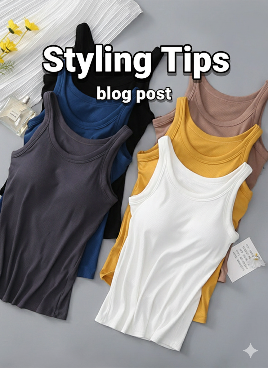 Effortless Comfort, Built-In Style: Your New Favorite Tank Top