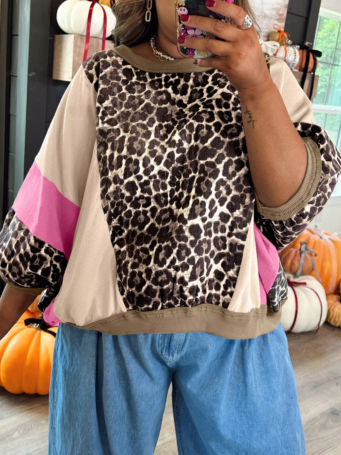 How to Style Our New Leopard Patchwork Top: 5 Easy Outfit Ideas