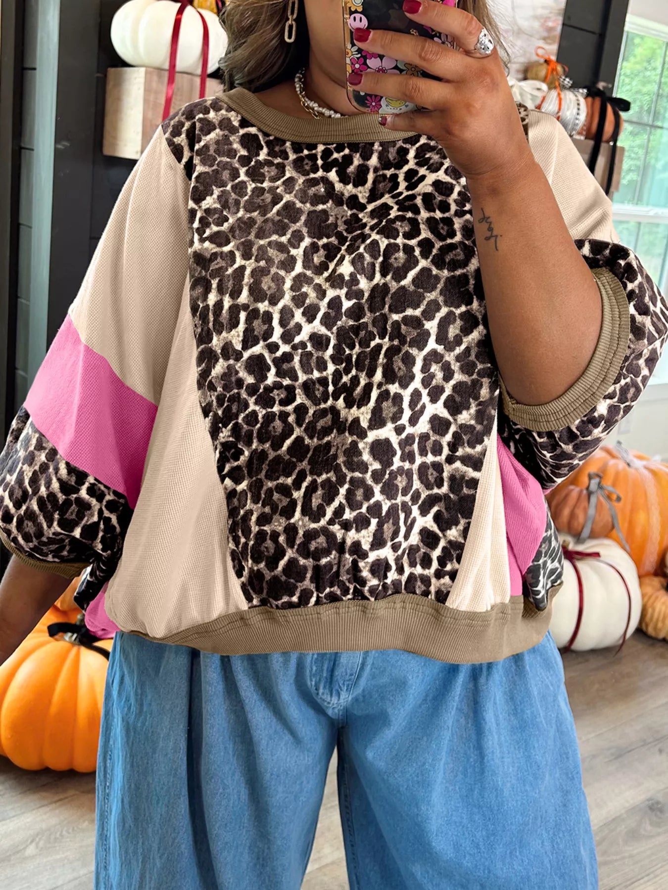 How to Style Our New Leopard Patchwork Top: 5 Easy Outfit Ideas