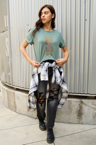 Simply Love Full Size MAMA Short Sleeve T-Shirt - ChiChis Boutique