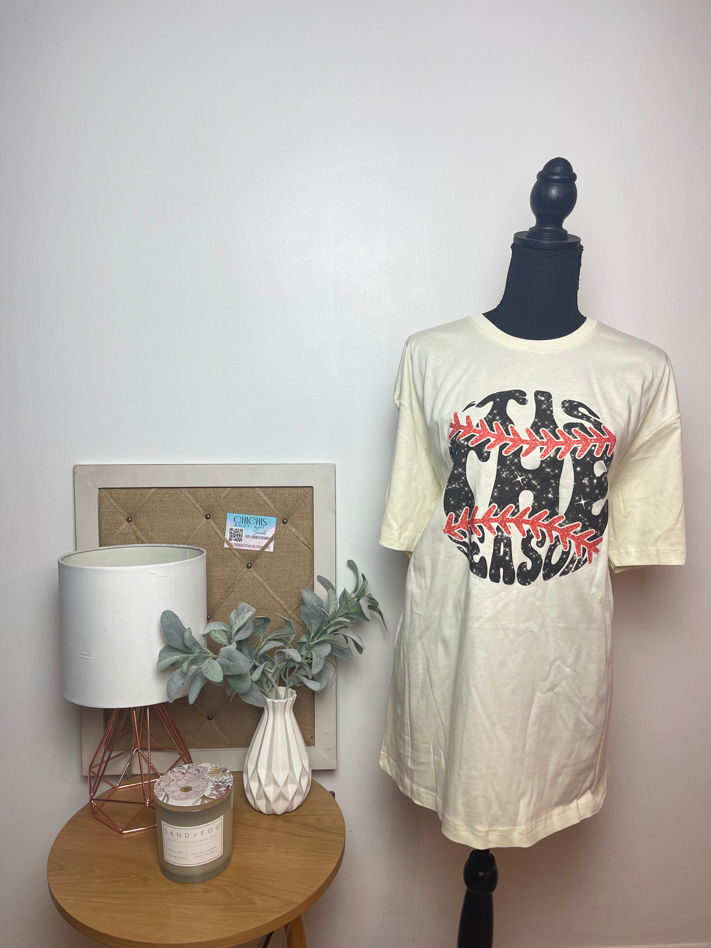 Tis the Season Baseball Tshirt - ChiChis Boutique