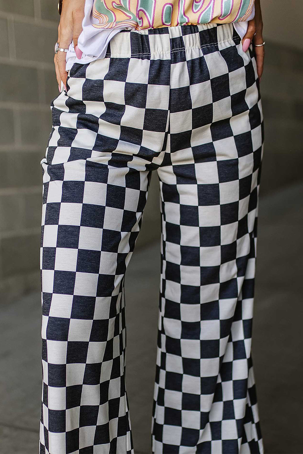 Checkered Wide Leg Pants - ChiChis Boutique