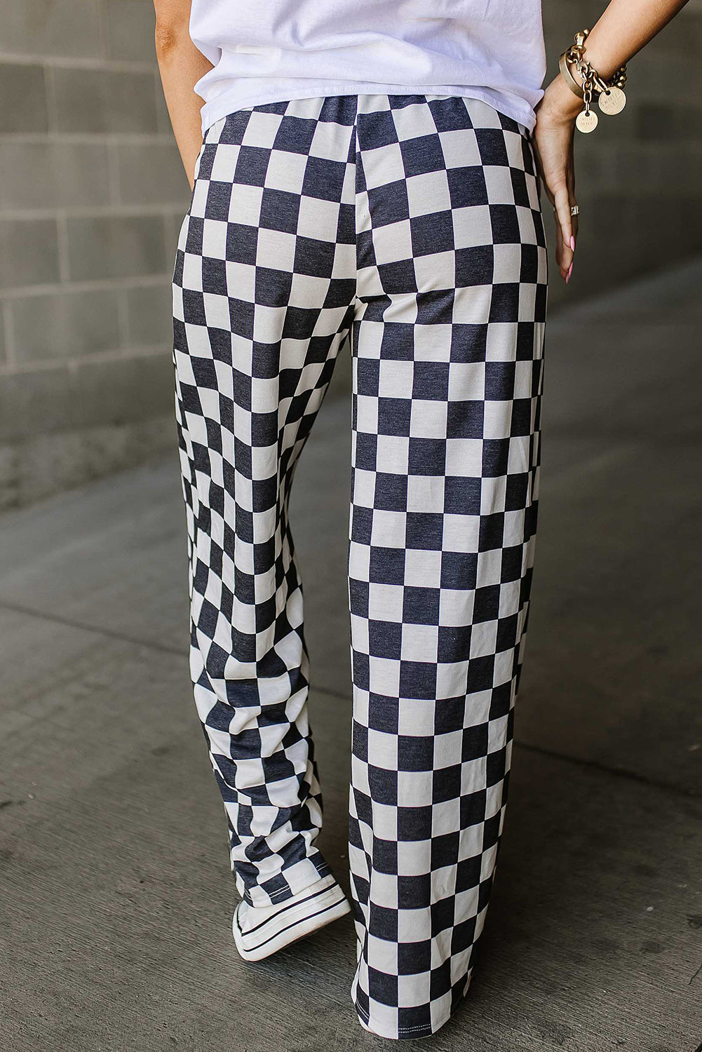 Checkered Wide Leg Pants - ChiChis Boutique