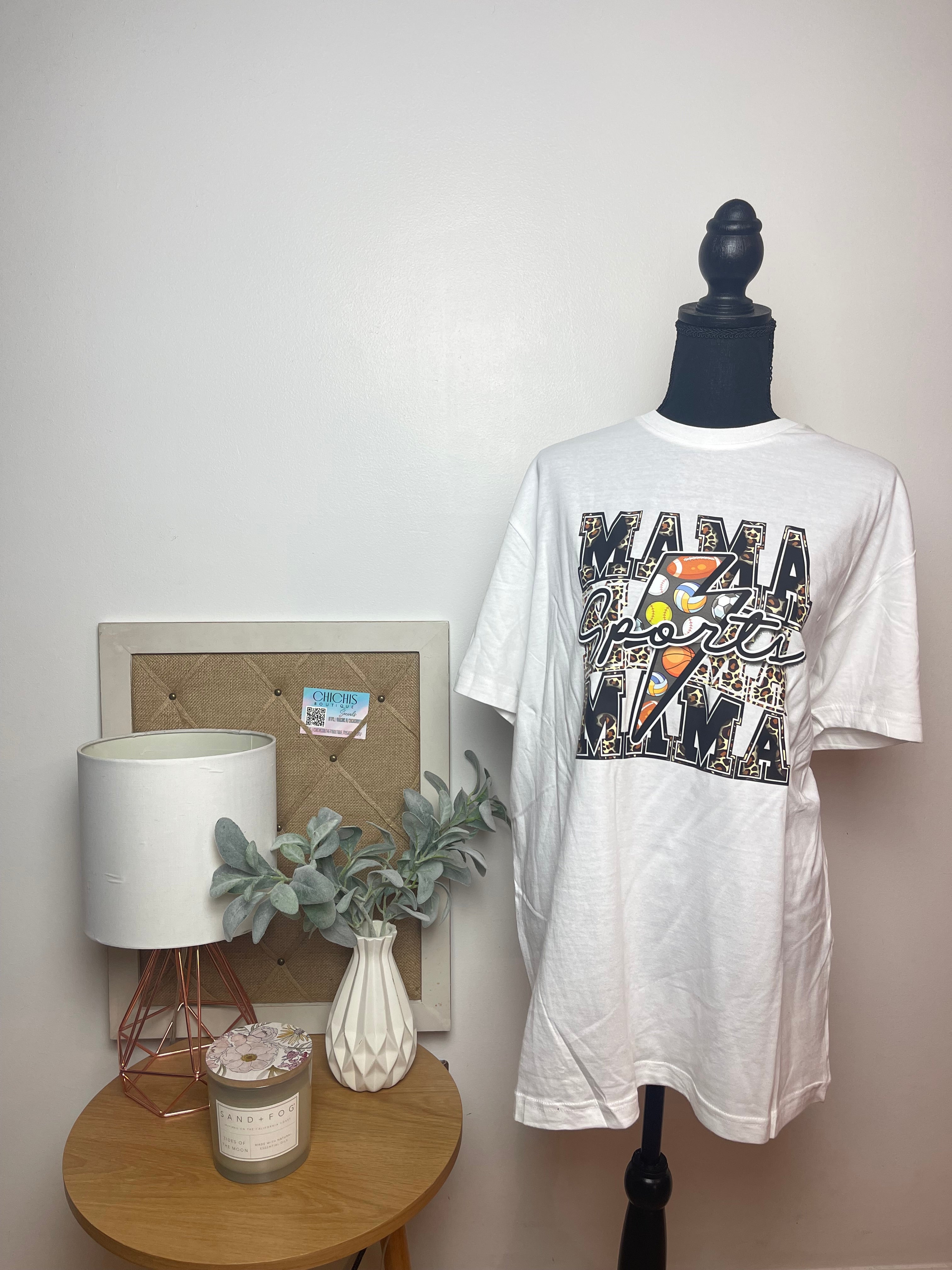 Sports Mama Tshirt - ChiChis Boutique