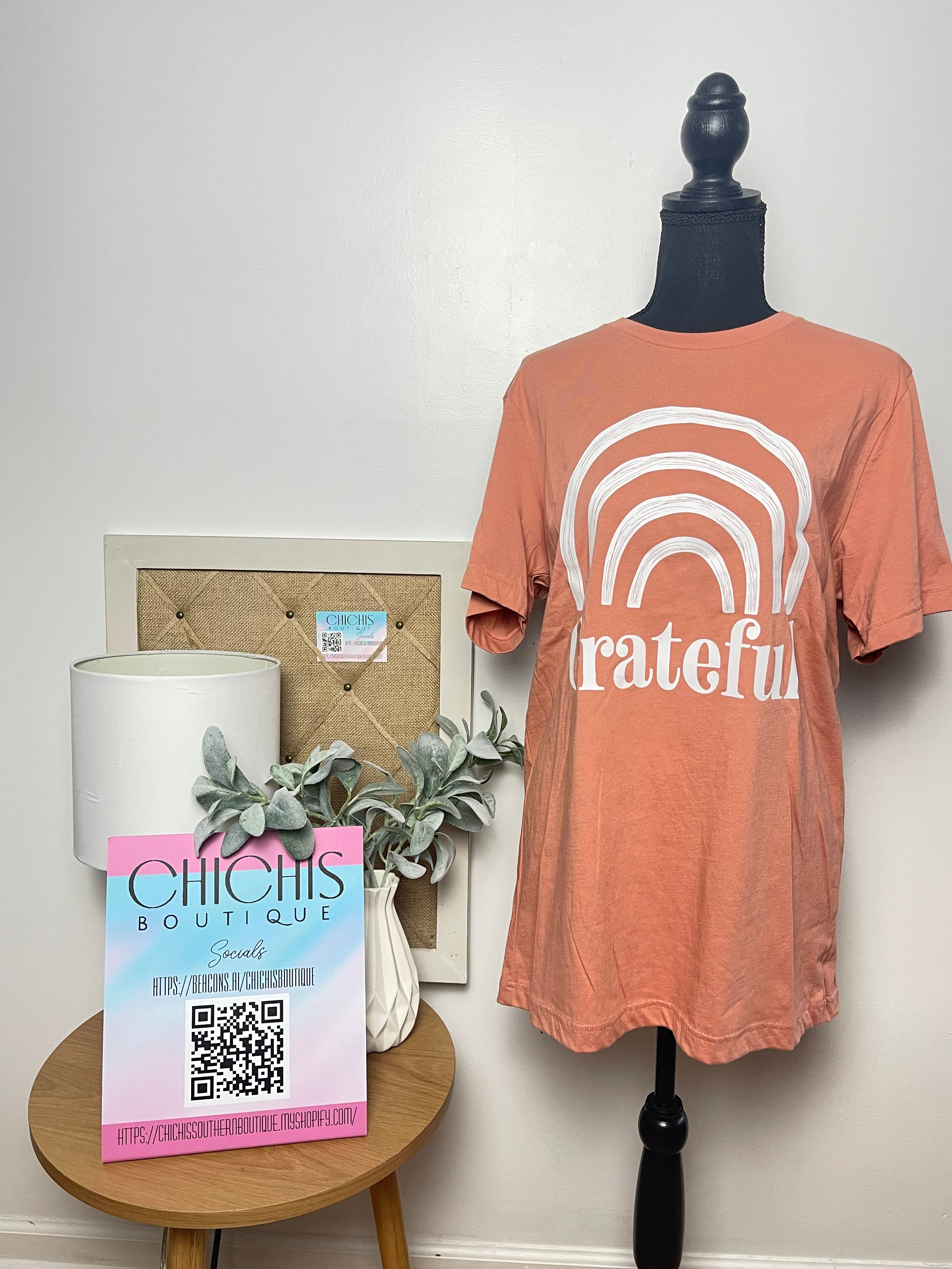 Grateful Rainbow Tshirt - ChiChis Boutique