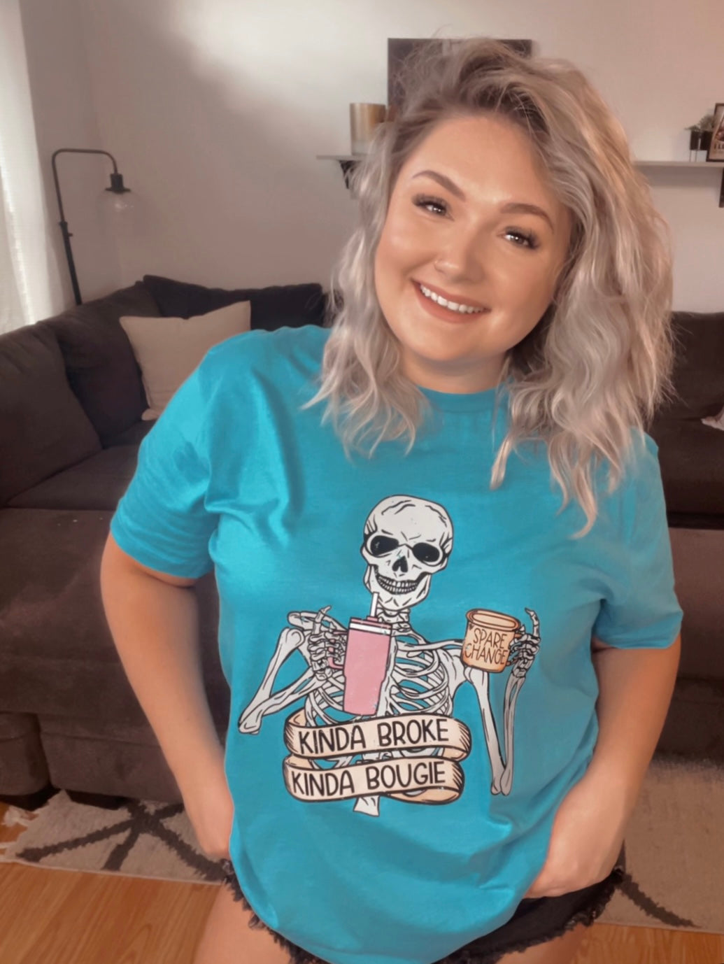Kinda Broke Kinda Bougi Tshirt - ChiChis Boutique