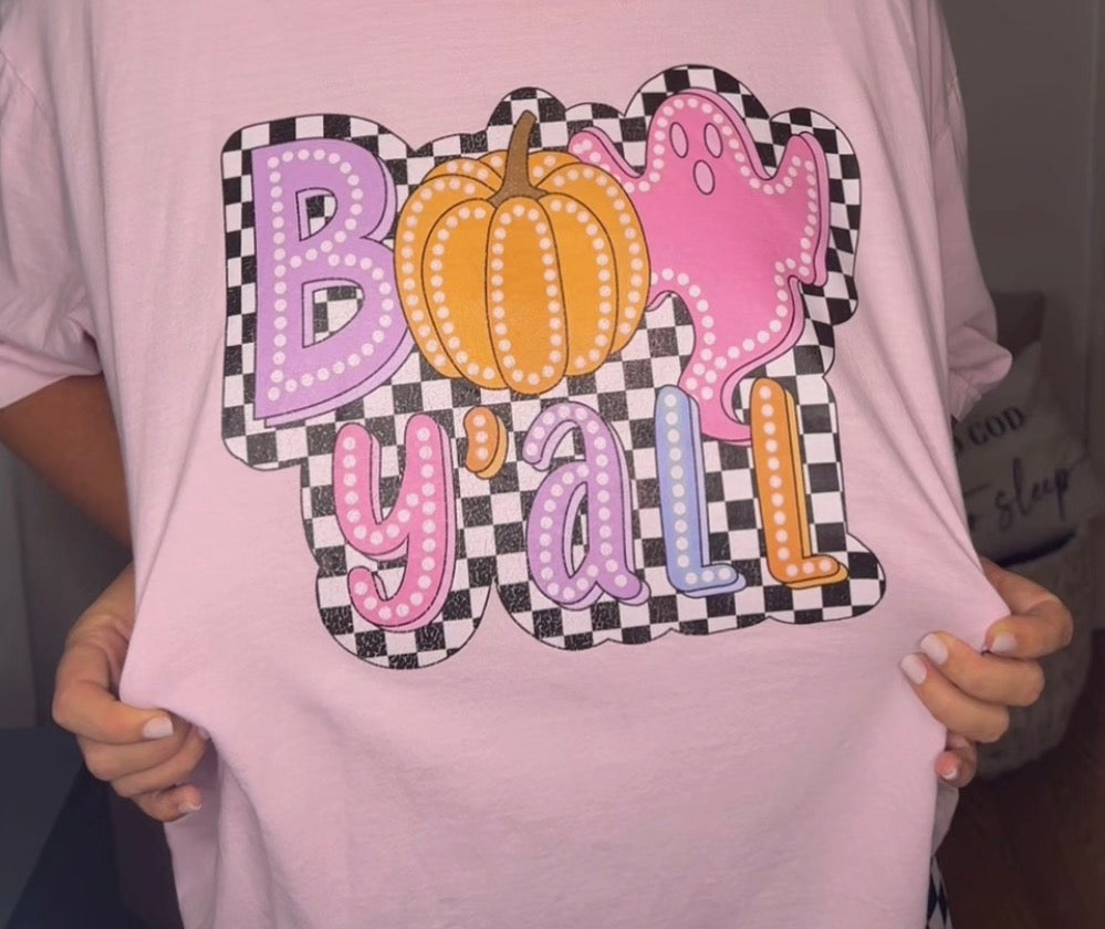 Boo Yall Tshirt Halloween