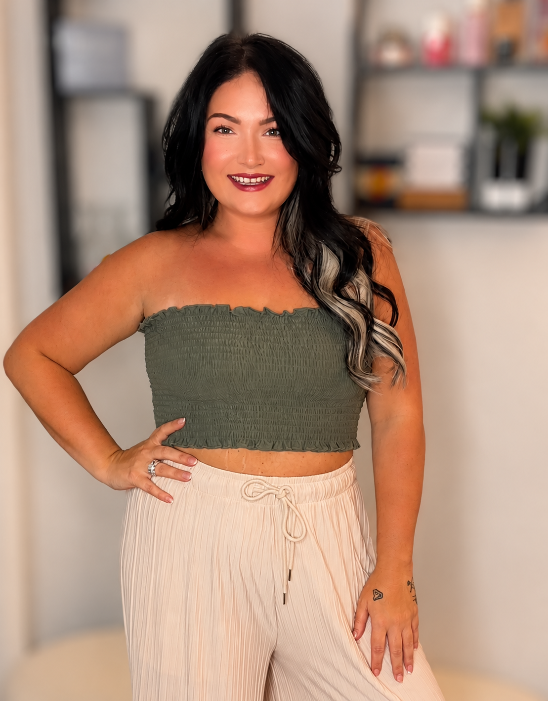Smocked Tube Top