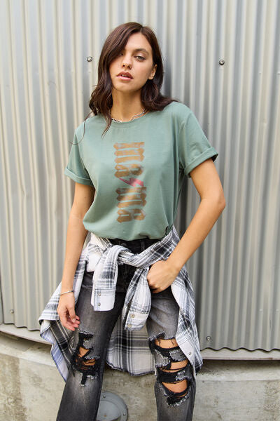 Simply Love Full Size MAMA Short Sleeve T-Shirt - ChiChis Boutique